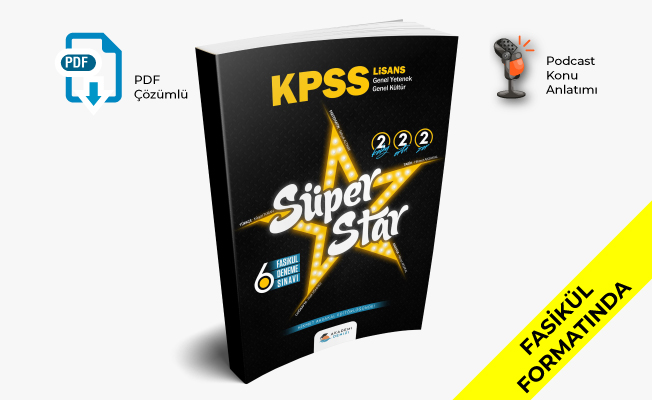 KPSS LİSANS DÜZEYİ SÜPER STAR GYGK DENEME SETİ