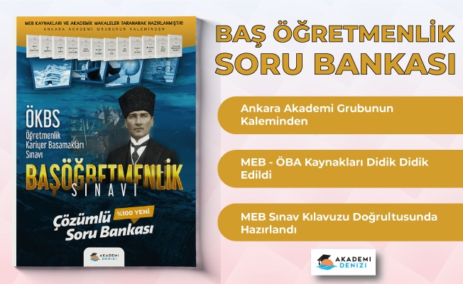 MEB BAŞÖĞRETMENLİK SORU BANKASI