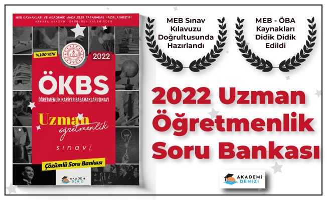 MEB UZMAN ÖĞRETMENLİK SORU BANKASI