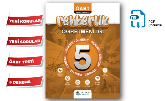 REHBERLİK ÖĞRETMENLİĞİ KPSS ÖABT 5’Lİ DENEME SETİ