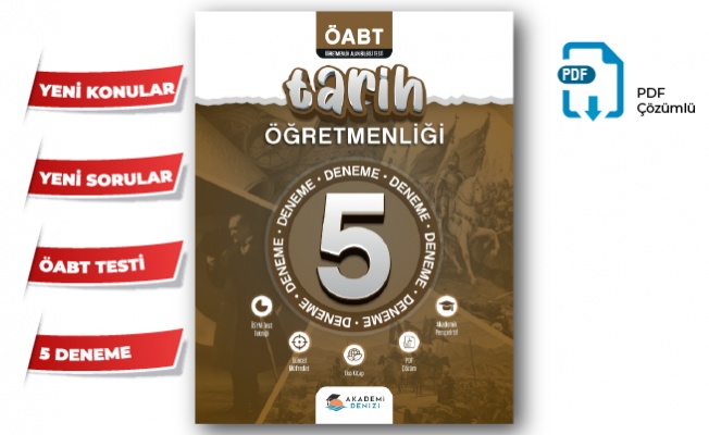 TARİH ÖĞRETMENLİĞİ KPSS ÖABT 5’Lİ DENEME SETİ