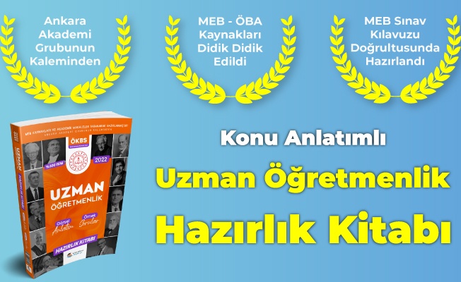 MEB UZMAN ÖĞRETMENLİK HAZIRLIK KİTABI (KONU)