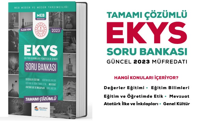 2023 EKYS SORU BANKASI