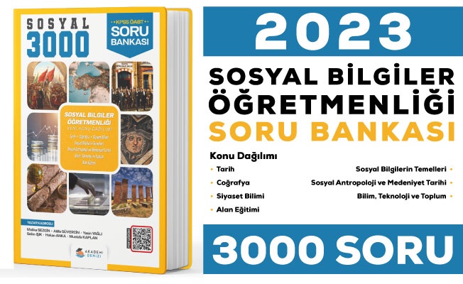 KPSS ÖABT Sosyal Bilgiler Soru Bankası