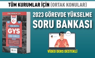 2023 TÜM KURUMLAR İÇİN GYS SORU BANKASI