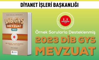 2023 DİYANET İŞLERİ BAŞKANLIĞI GYS MEVZUAT