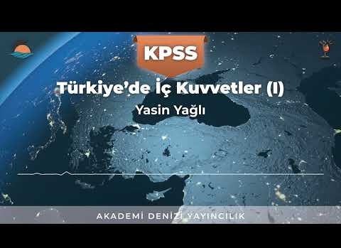 KPSS COĞRAFYA (4) : Türkiye'de İç Kuvvetler (I)