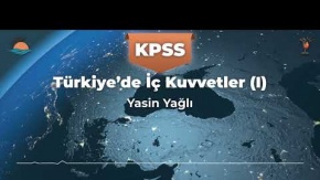 KPSS COĞRAFYA (4) : Türkiye'de İç Kuvvetler (I)